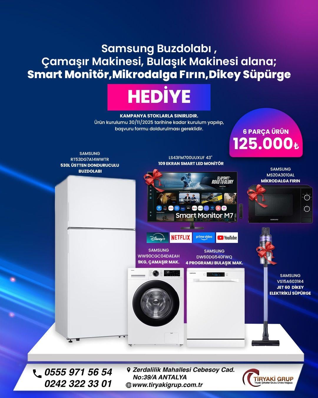 Antalya Samsung Kasım Fırsatı 