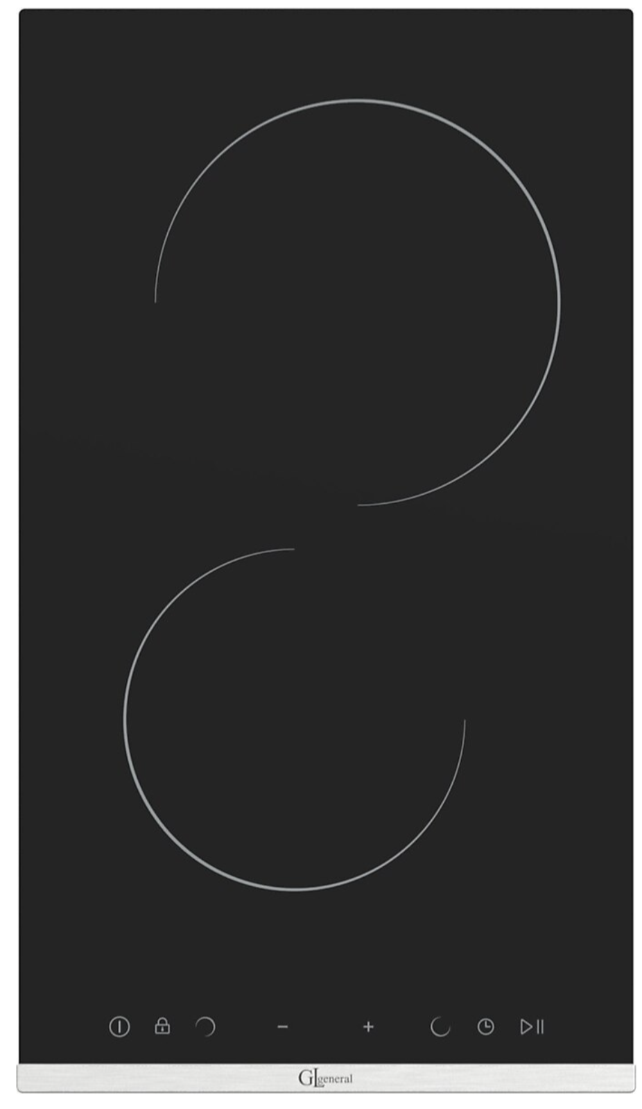 GENERAL  JOY VİTROSERAMİK 30CM DOMİNO SYH CAM ANK.OCAK