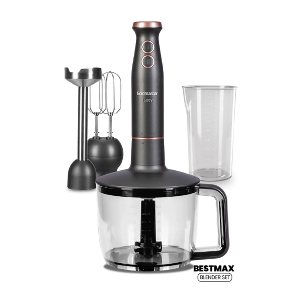 GOLDMASTER GM 7273 AN BESTMAX BLENDER SET ANTR ROS