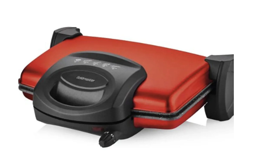 GOLDMASTER GM-7449K GURMEX KIRMIZI TOST MAKİNESİ