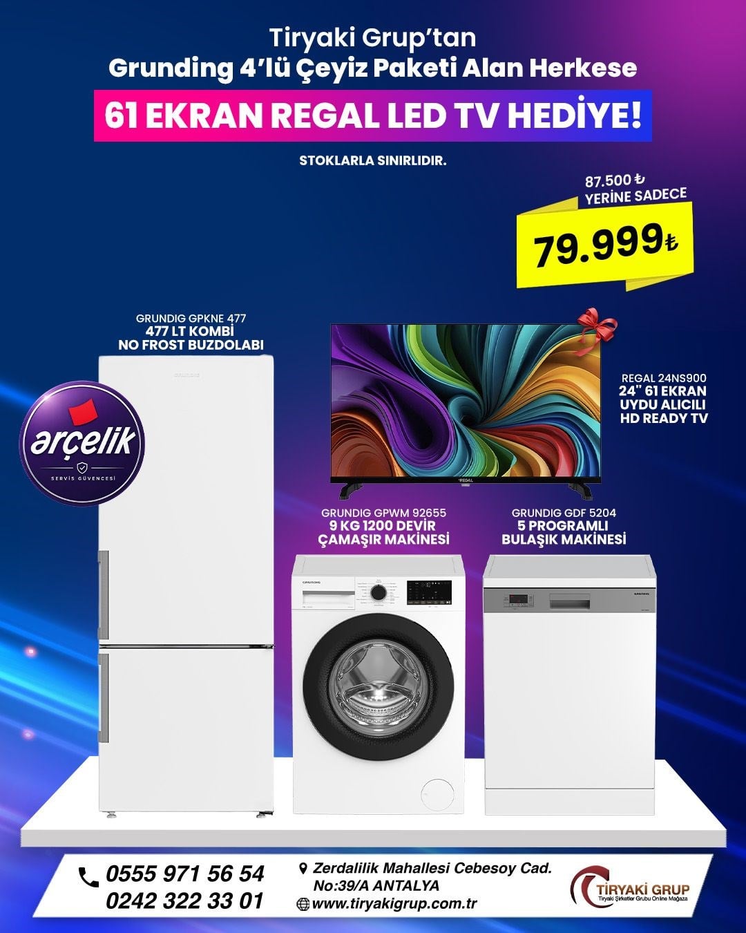 Grundig Gold Çeyiz Paketi