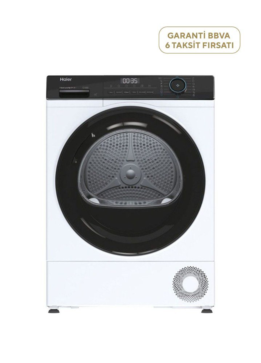 HAIER HD90-A2939E-TR I-PRO 3 9 KG KURUTMA KAPASİTESİ, ISI POMPALI KURUTMA TEKNOLOJİSİ, A++ ENERJİ SINIFI, HON ( Wİ-Fİ + B