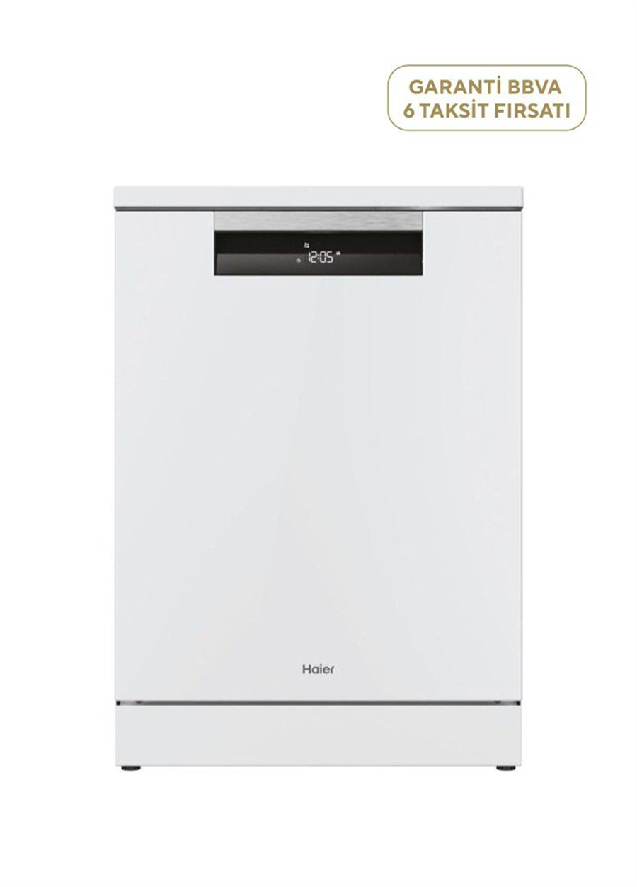 HAIER XF 5C7M0W-17 I-PRO SHINE SERIES 3 15 KİŞİLİK YIKAMA KAPASİTESİ, C ENERJİ SINIFI, 10 PROGRAMLI, 2 SEPETLİ, ALT SEP