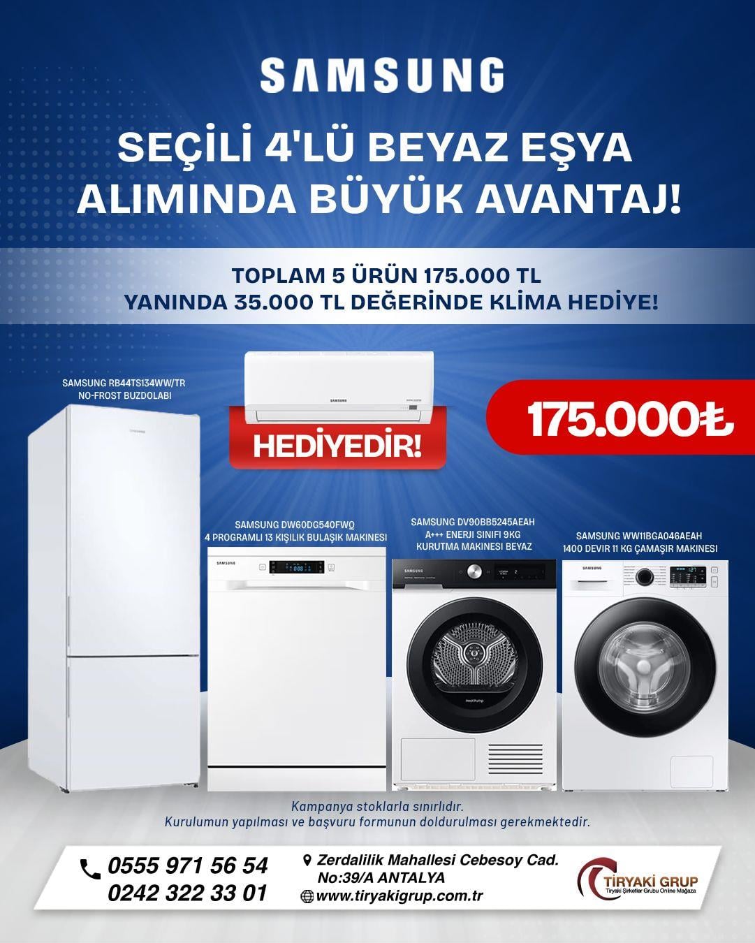 Samsung Çeyiz Paketi Kombi