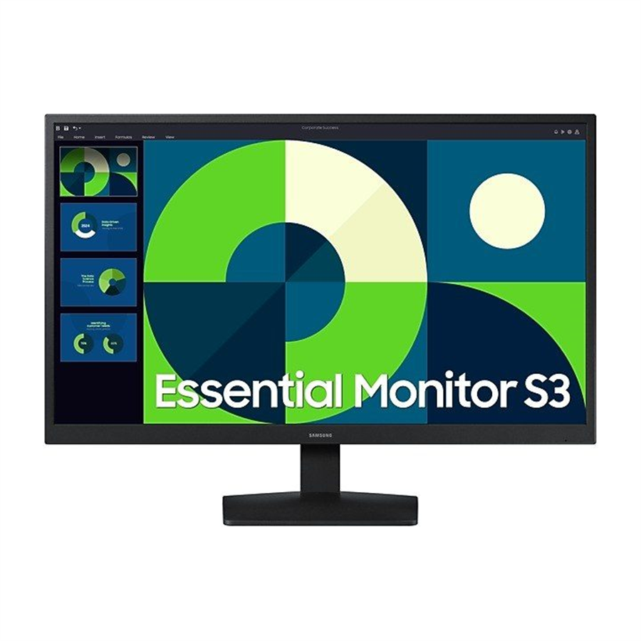 SAMSUNG LS24D310EAUXUF FULL HD 60 CM - ESSENTIAL MON İTÖR - DÜZ EKRAN - IPS PANEL - 75HZ YEN İLEME HIZI - 100 HZ EKRAN - GÖZ KORUYUCU MOD