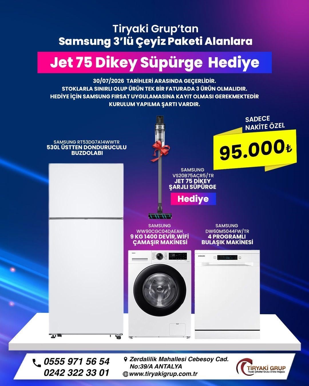 SAMSUNG  SÜPER ÇEYİZ PAKETİ