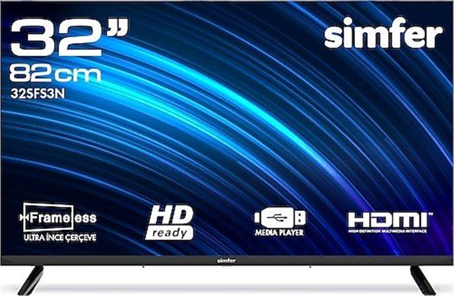 SIMFER 32'' 32SFSV3N VIDAA SMART LED FULL Televizyon