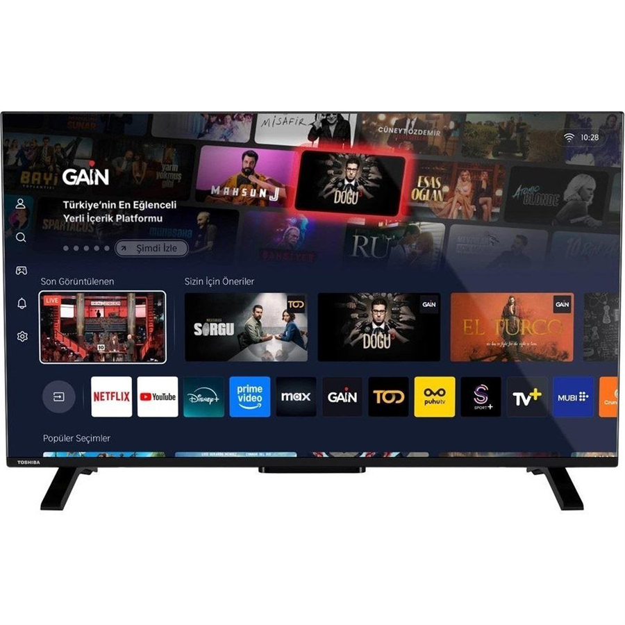 TELEFUNKEN 43UV1563DT TOSHİBA 108 CM - ULTRA HD 4K - LED - - UYDU ALICILI - SMART - WİFİ - 4 ÇEKİRDEK