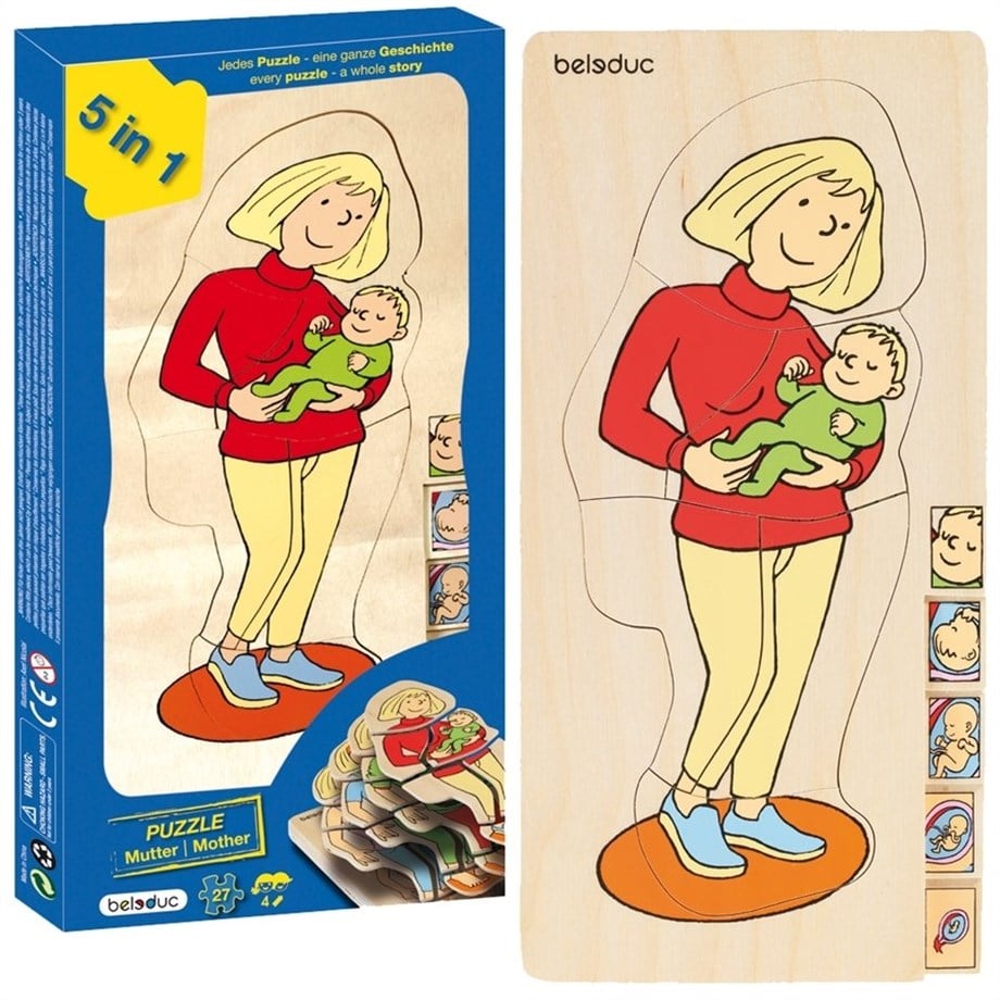Beleduc Katlı Puzzle-Anne 15x30cm