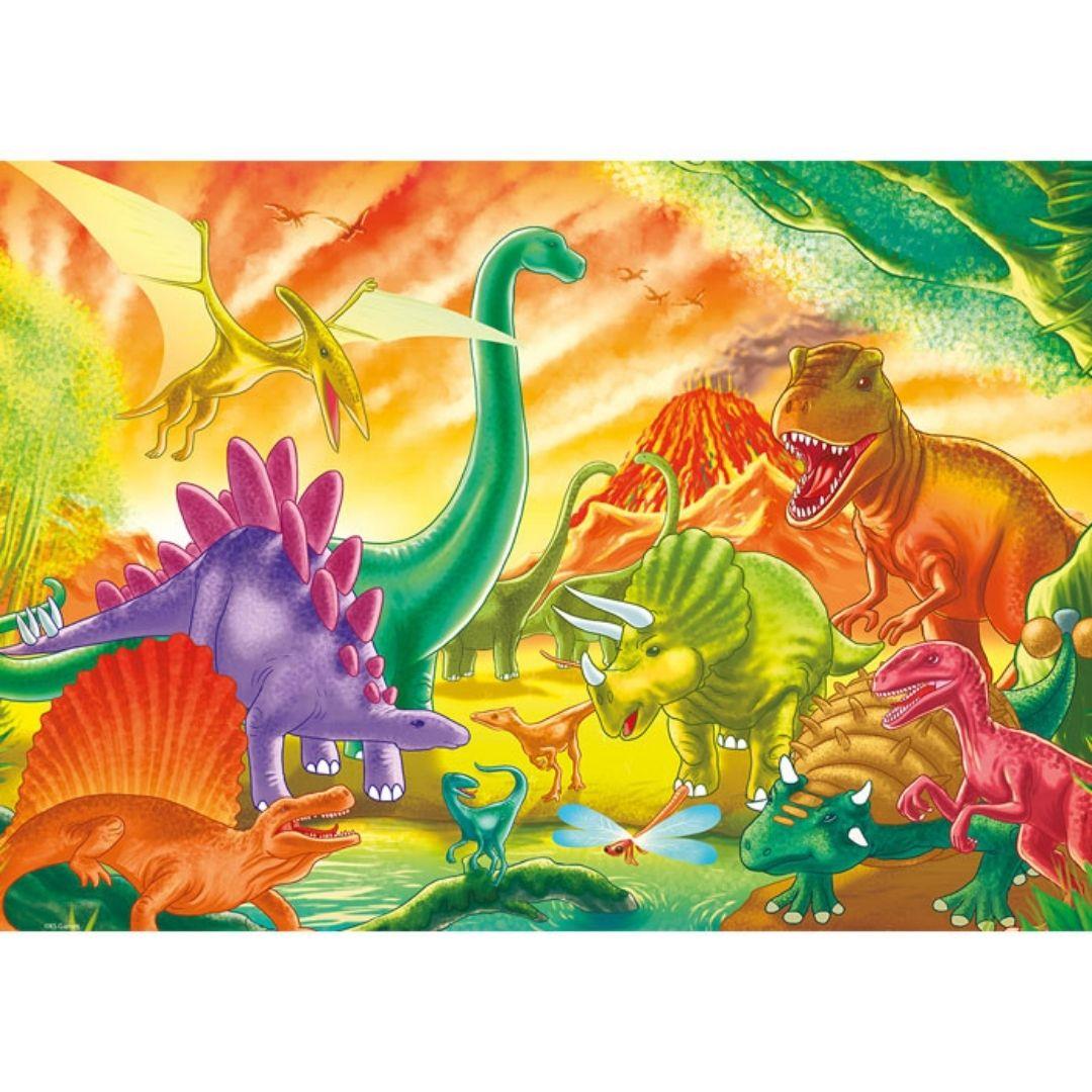 Ks Games The Age Of Dinosaurs Jumbo Boy Puzzle 50 Parça