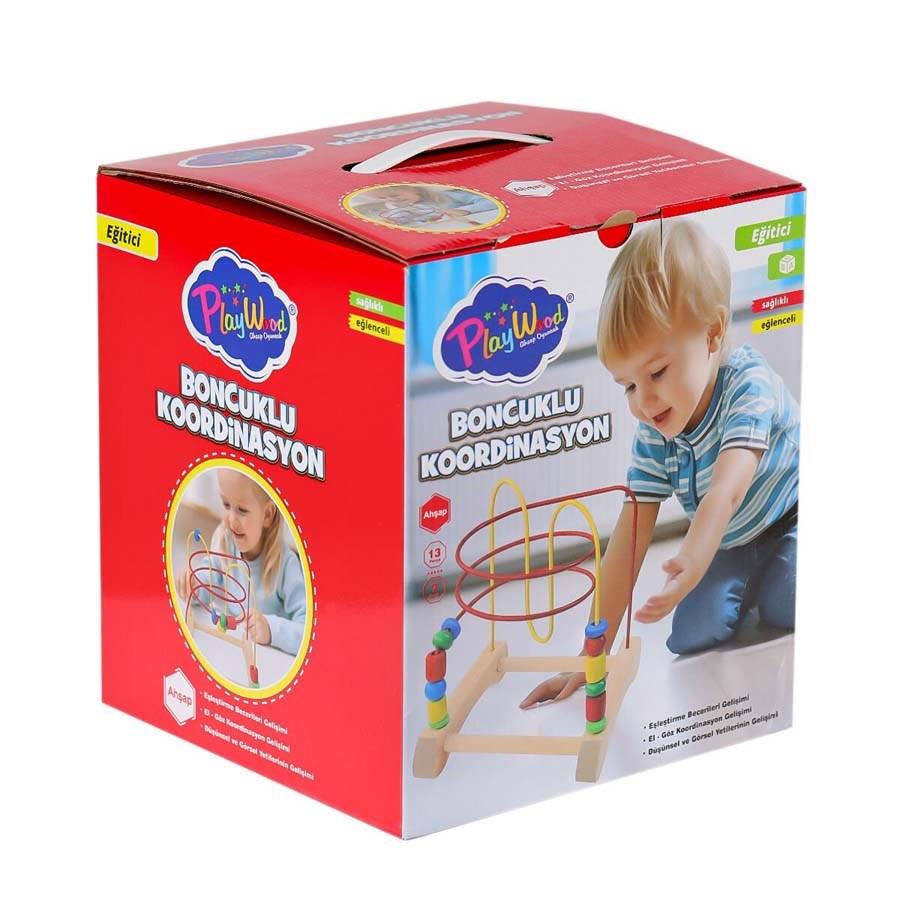 Kutuda Ahşap Boncuklu Koordinasyon