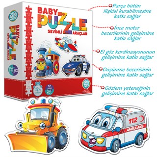 Circle Toys Baby Puzzle Araçlar
