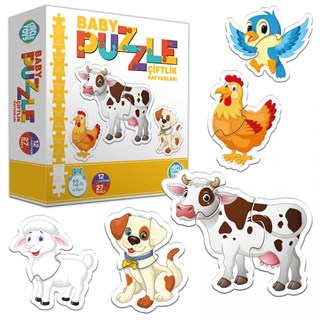 Circle Toys Baby Puzzle Çiftlik Hayvanları