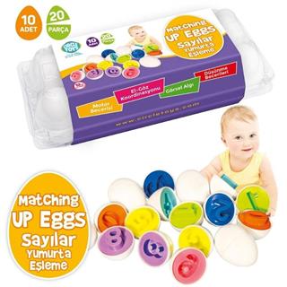 Circle Toys 10lu Sayılar Yumurta Eşleştirme