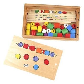 Circle Toys Ahşap Boncuk Dizme