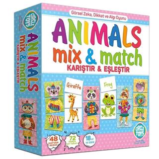Circle Toys Animals Mix&Match Karıştır&Eşleştir Hayvanlar