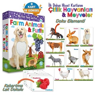 Circle Toys Dokun Hisset Çiftlik Hayvanları Ve Meyveler