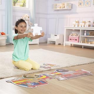 Dev Yer Yapbozu- İtfaiye Aracı (24 parça)