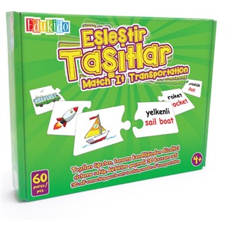 Eşleştir, Taşıtlar Mukavva Puzzle