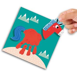 İlk Parmak Boya Setim- Elle Boyanan Hayvanlar