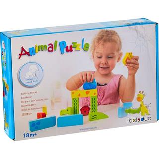 Mini Hayvanlar Ahşap Puzzle 14 Parça