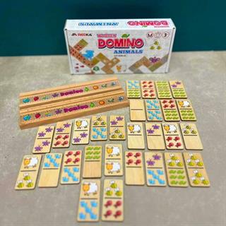 Redka Ahşap Domino Hayvanlar