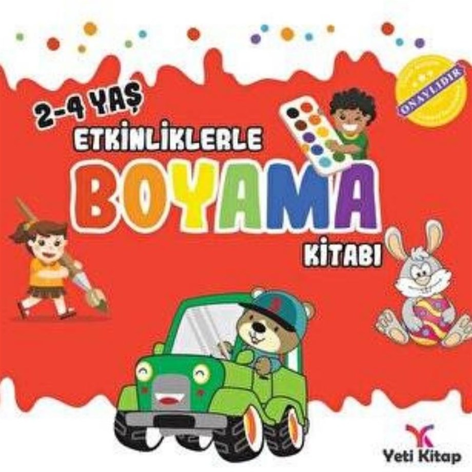 2-4 yaş Etkinliklerle Boyama Kitabı 1