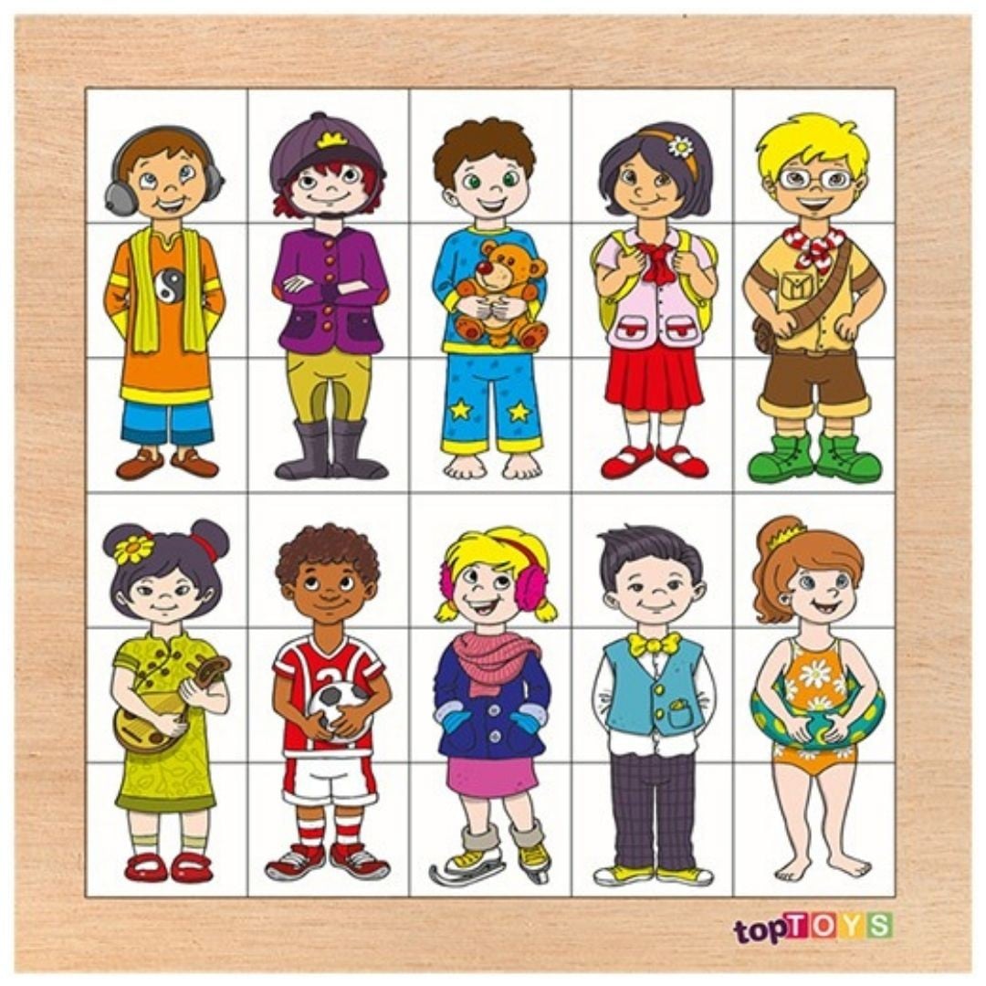 Ahşap Eşleştir & Karıştır Çocuklar