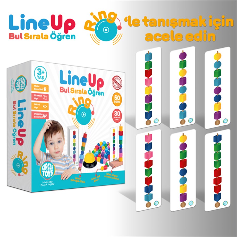 Circle Toys Line Up Ring - Türkiye'nin Eğlenceli ve Eğitici Oyuncak Sitesi