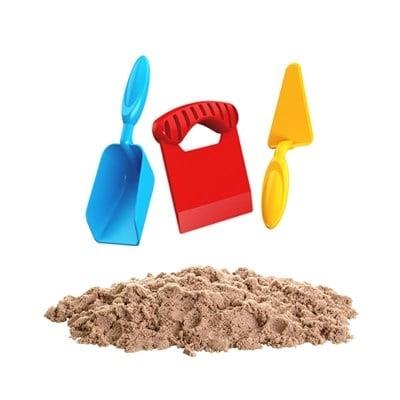 Dede Aksesuarlı Naturel Kinetik Oyun Kumu 500 gr