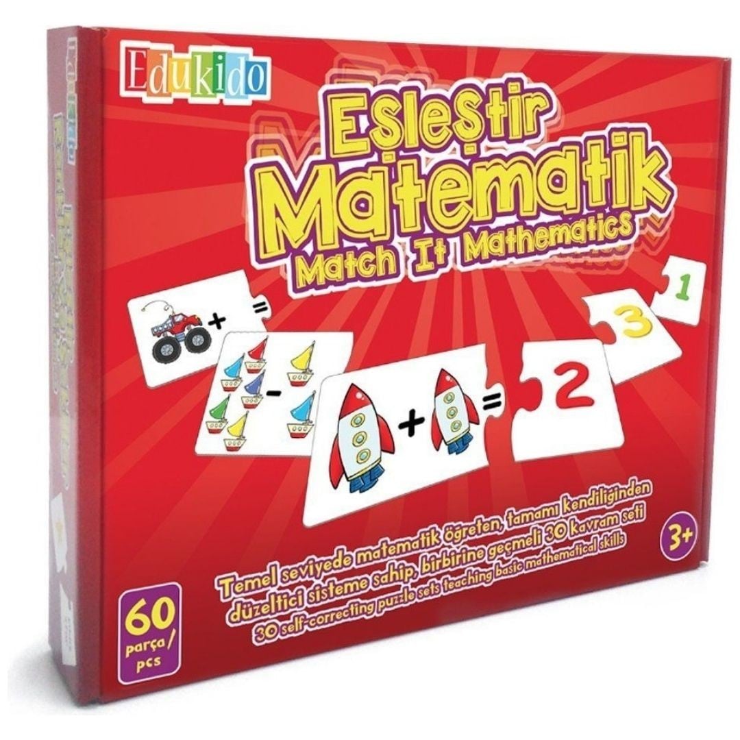 Eşleştir,   Matematik Mukavva Puzzle