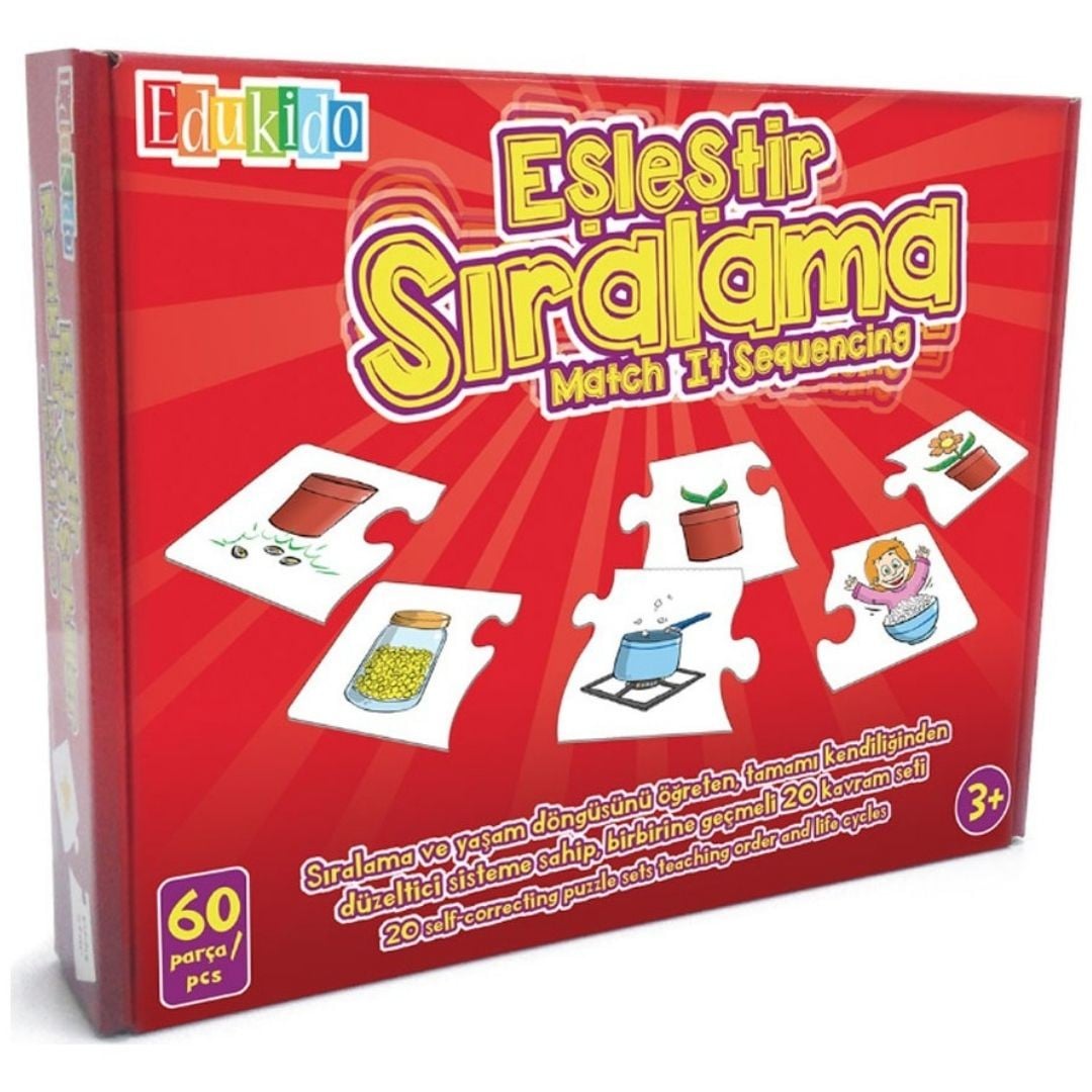 Eşleştir, Sıralama Mukavva Puzzle