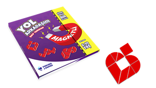 Curious and Genius Yol Arkadaşım- Kalp Tangram