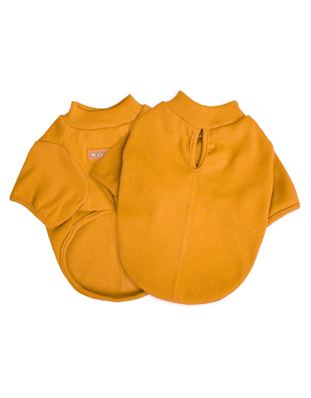 Lolidogs Basics - Kaşkorse Köpek Sweatshirtü Sparkle Yellow