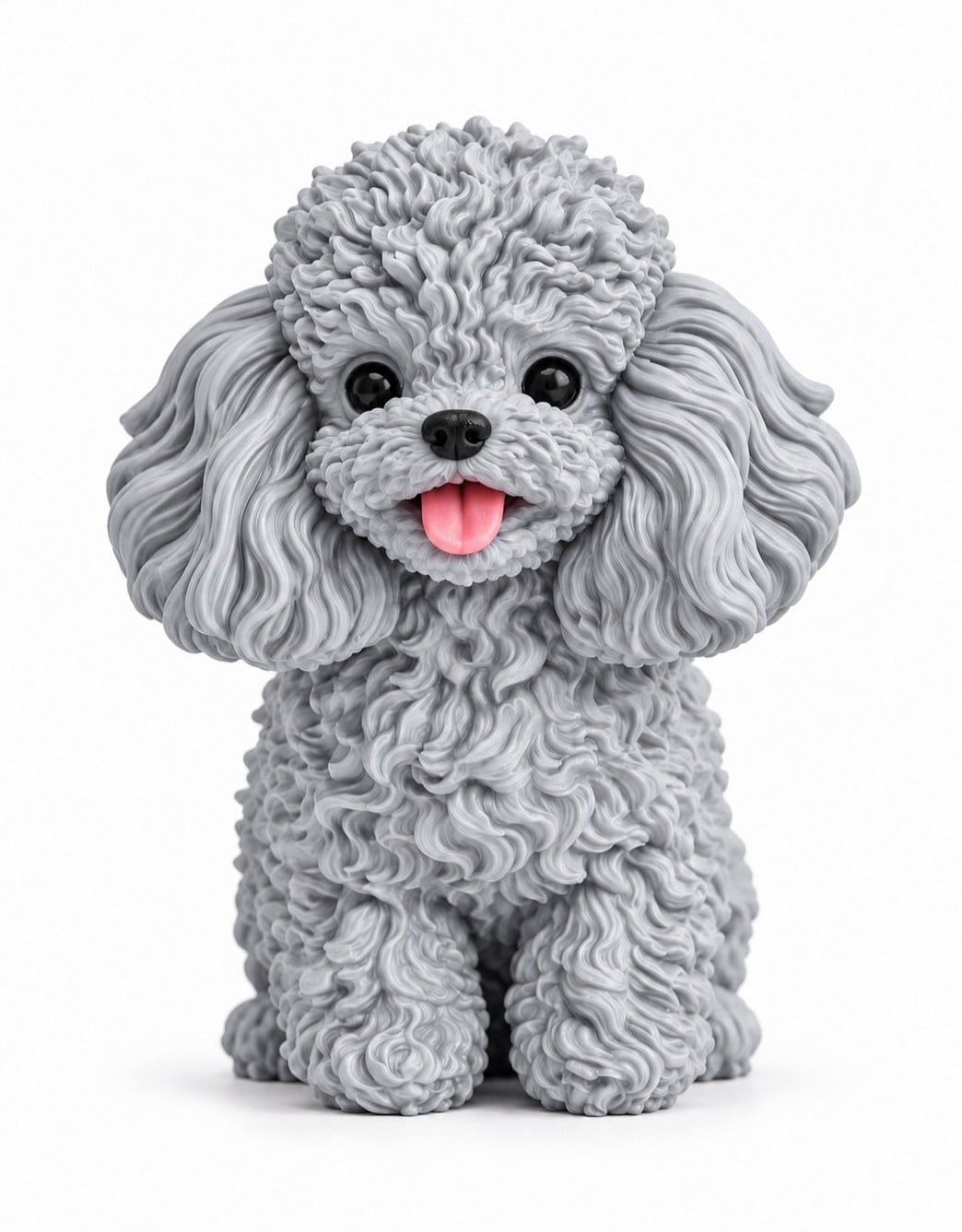 Lolidogs Dog Icons | Poodle Girl Grey