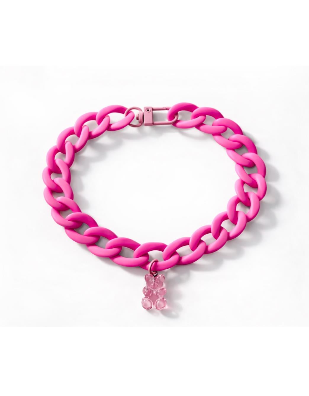 Lolidogs Köpek Kolyesi | Jelly Bear Pink