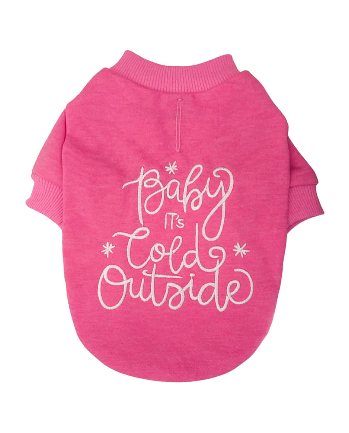 Lolidogs Baby It's Cold Outside Köpek Sweatshirtü Pembe