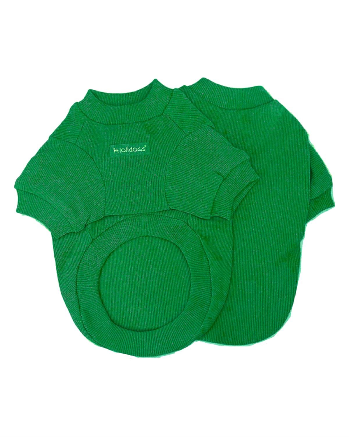 Lolidogs Basics - Kaşkorse Köpek Sweatshirtü Yeşil