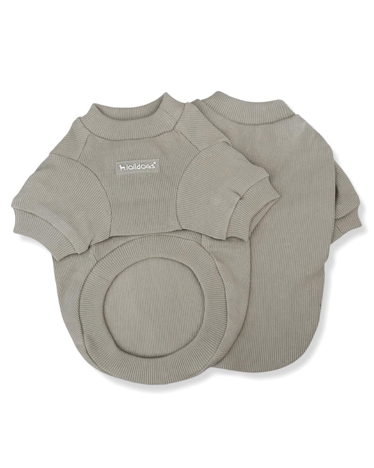 Lolidogs Basics - Kaşkorse Köpek Sweatshirtü Smoke Gri