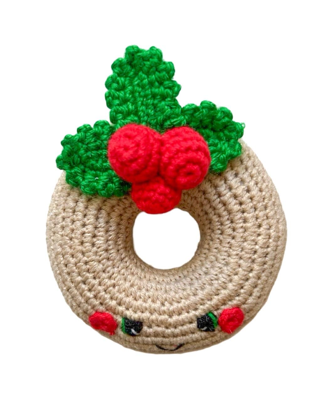 Lolidogs Xmas Donut Örgü Köpek Oyuncağı
