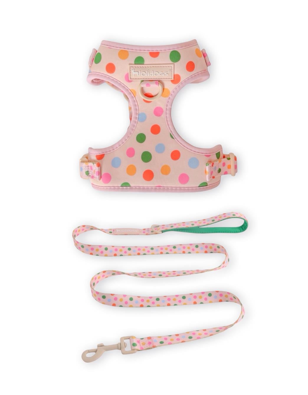 Lolidogs Köpek Göğüs Tasması ve Kayış Seti | Confetti