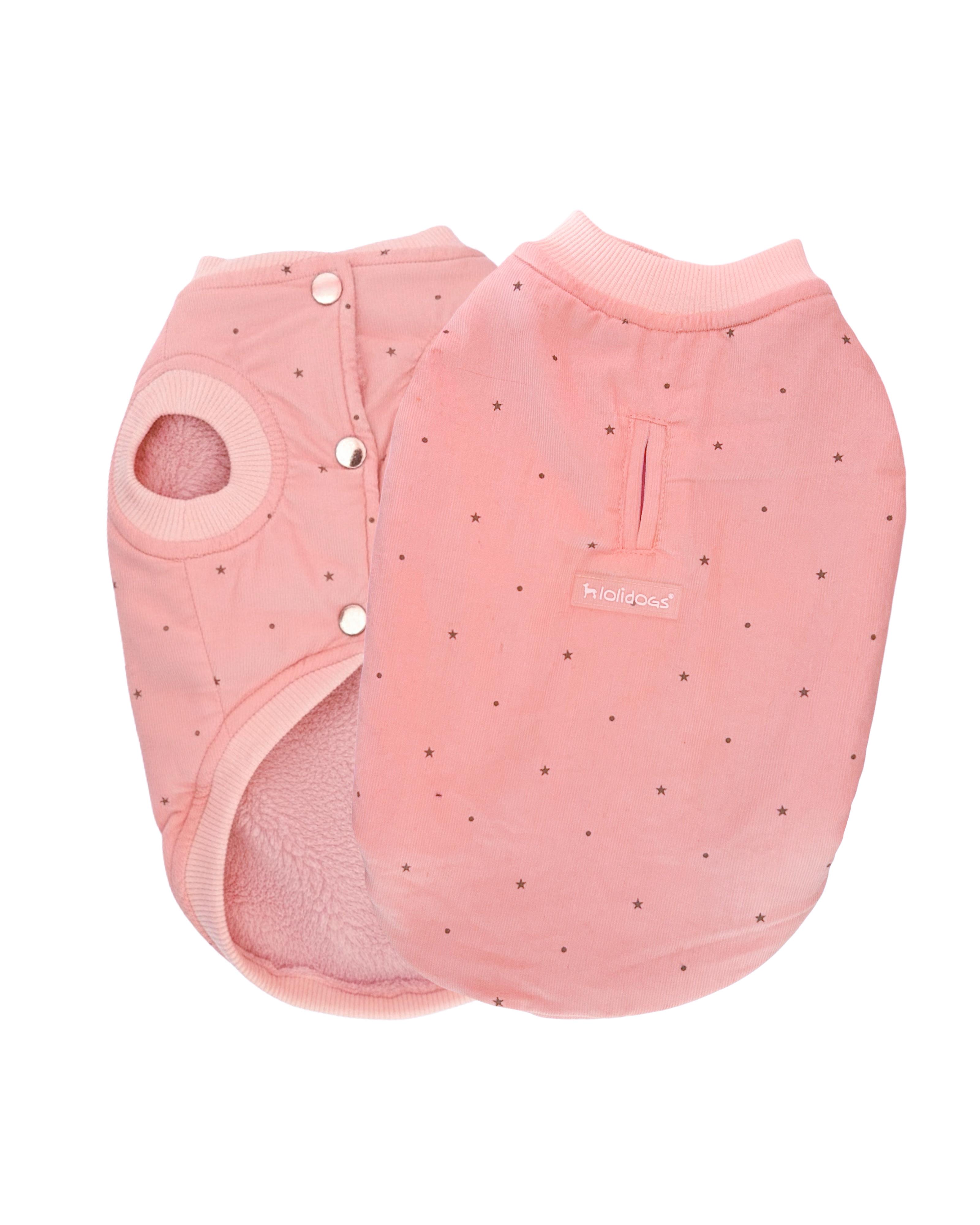 Lolidogs Kadife Köpek Montu | Blush