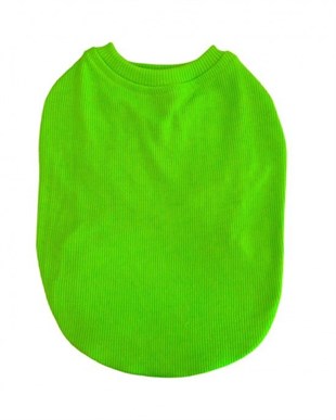 Lolidogs Basics - Kaşkorse Köpek Tshirtü Neon Yeşil