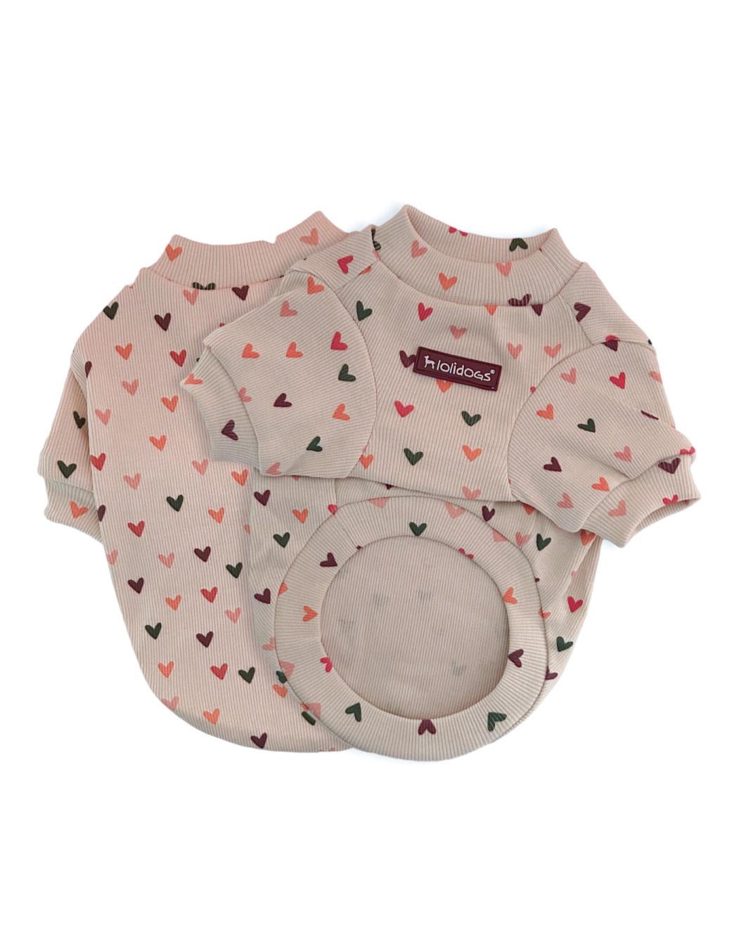 Lolidogs Basics - Kaşkorse Köpek Sweatshirtü Valentine