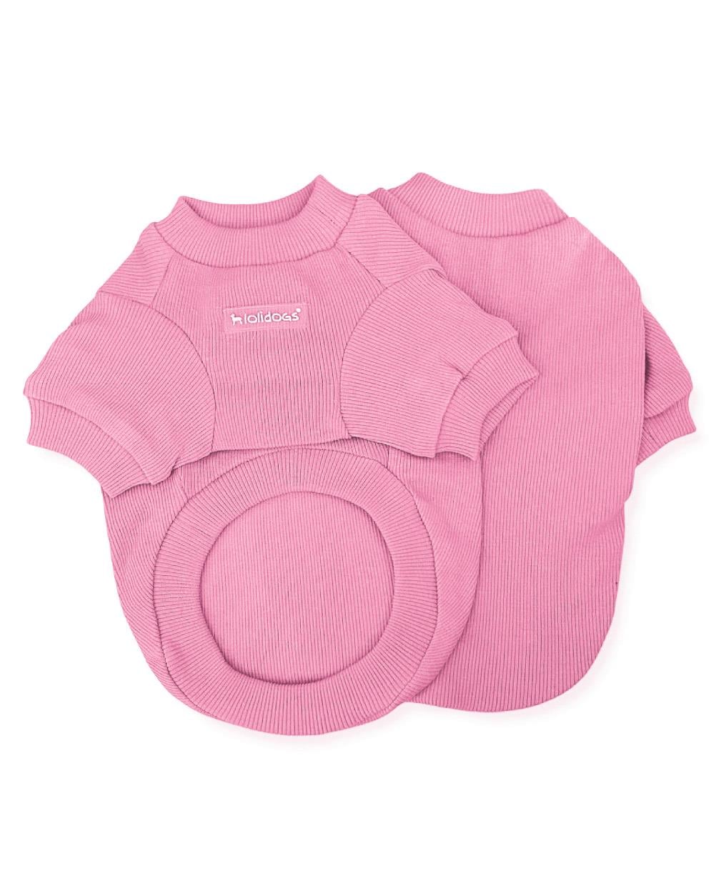 Lolidogs Basics - Kaşkorse Köpek Sweatshirtü Pastel Pink