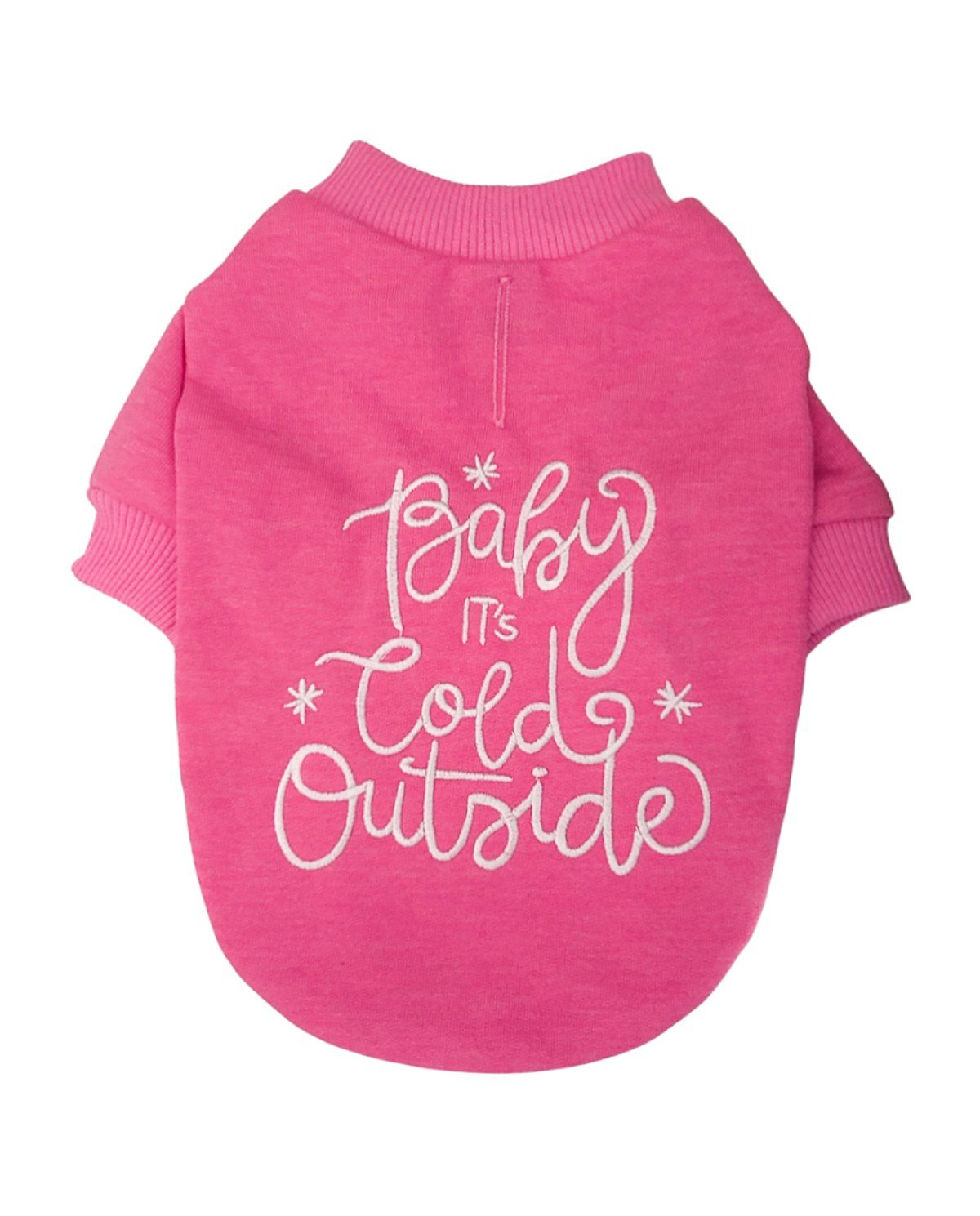 Lolidogs Baby It's Cold Outside Köpek Sweatshirtü Pembe