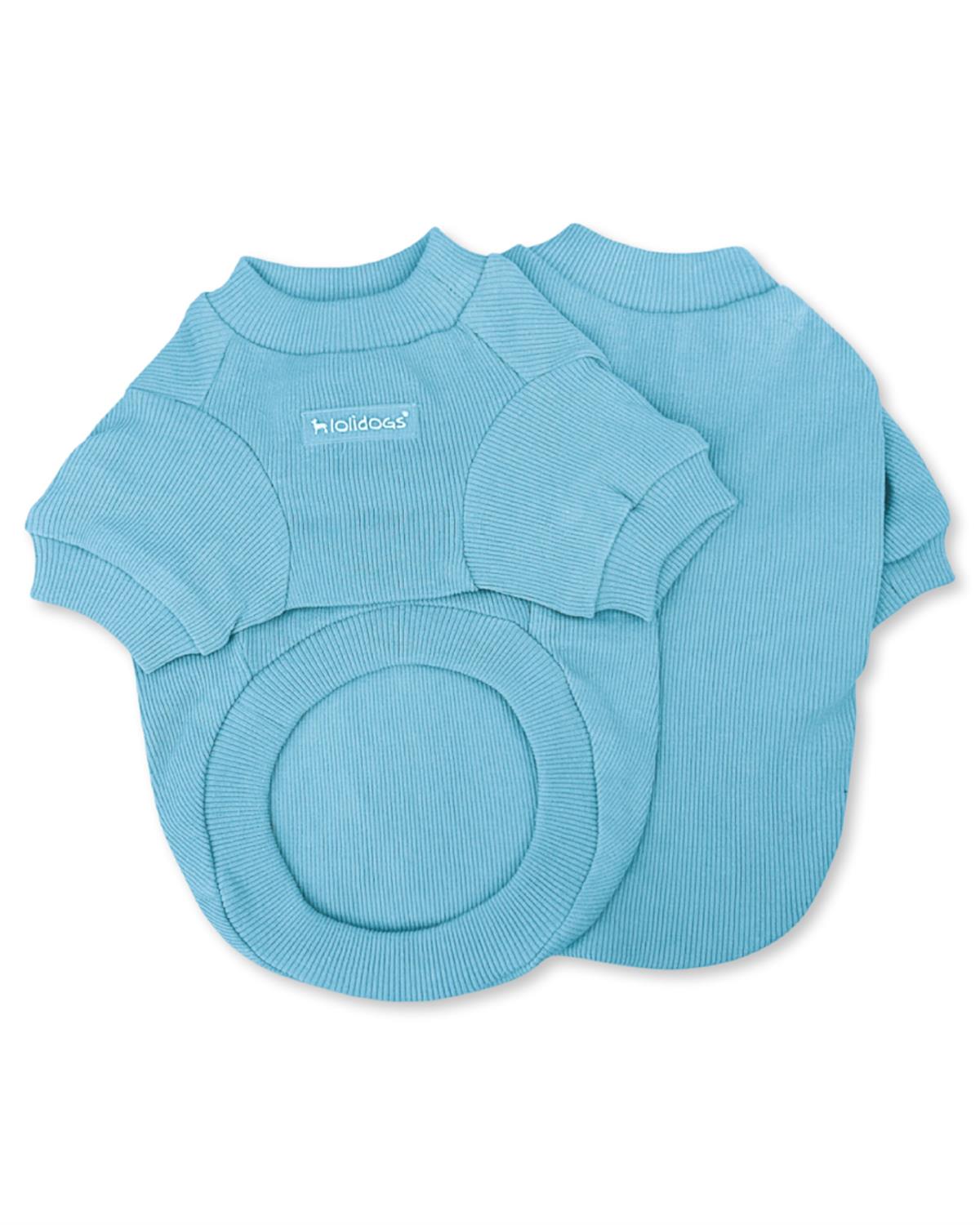 Lolidogs Basic Dog Sweatshirt Baby Blue