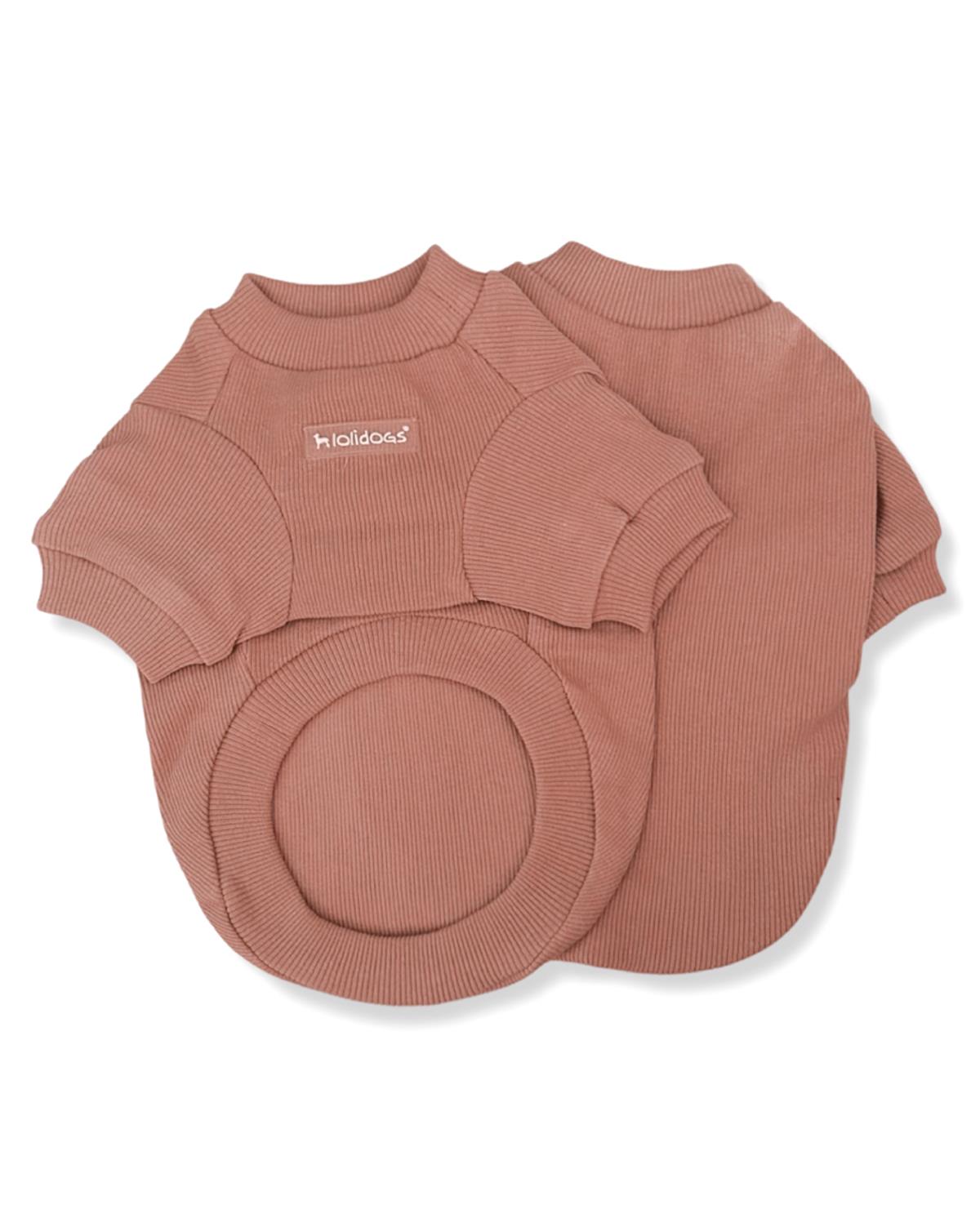 Lolidogs Basics - Kaşkorse Köpek Sweatshirtü Mocha Kahve