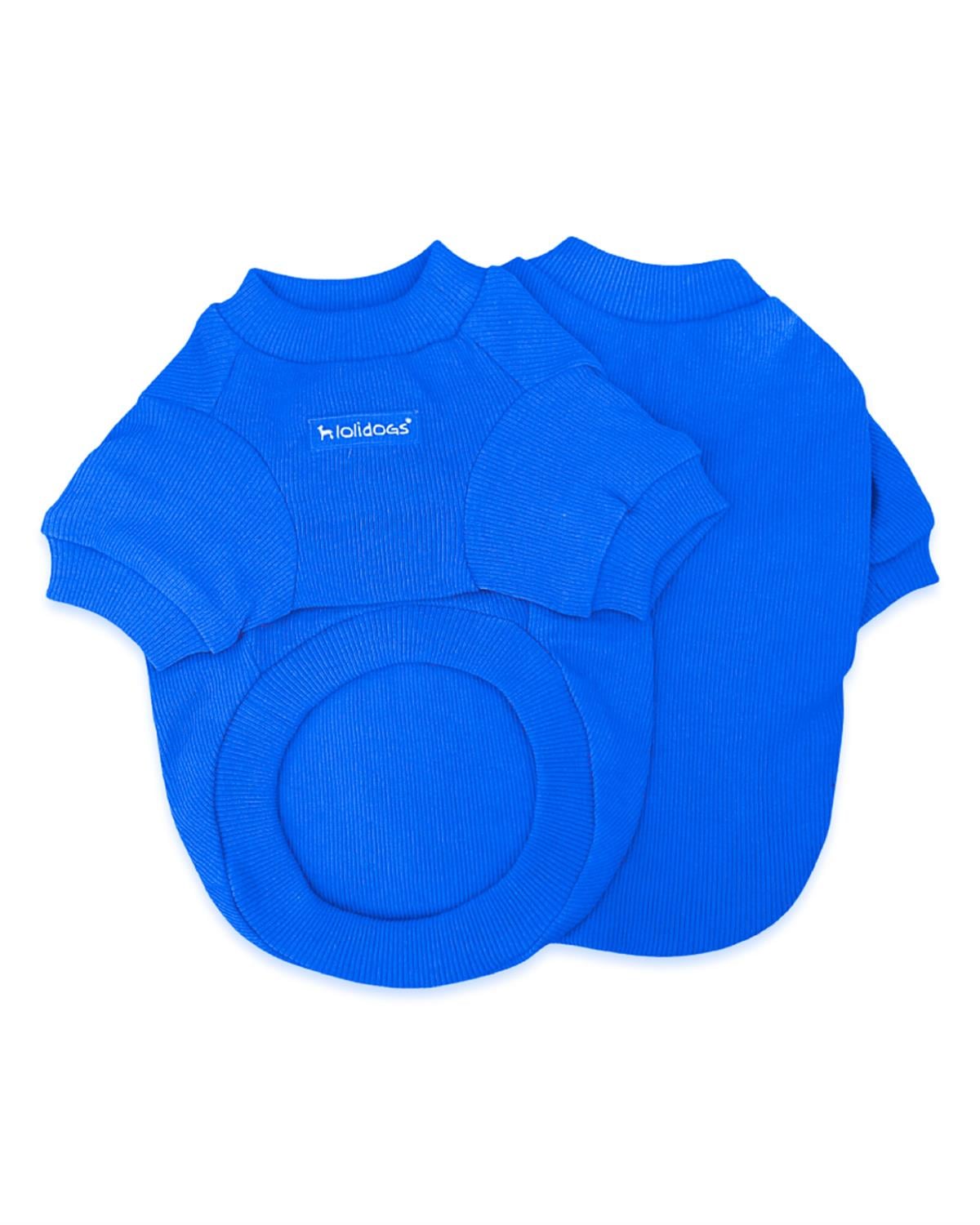 Lolidogs Basics - Kaşkorse Köpek Sweatshirtü Saks Mavi