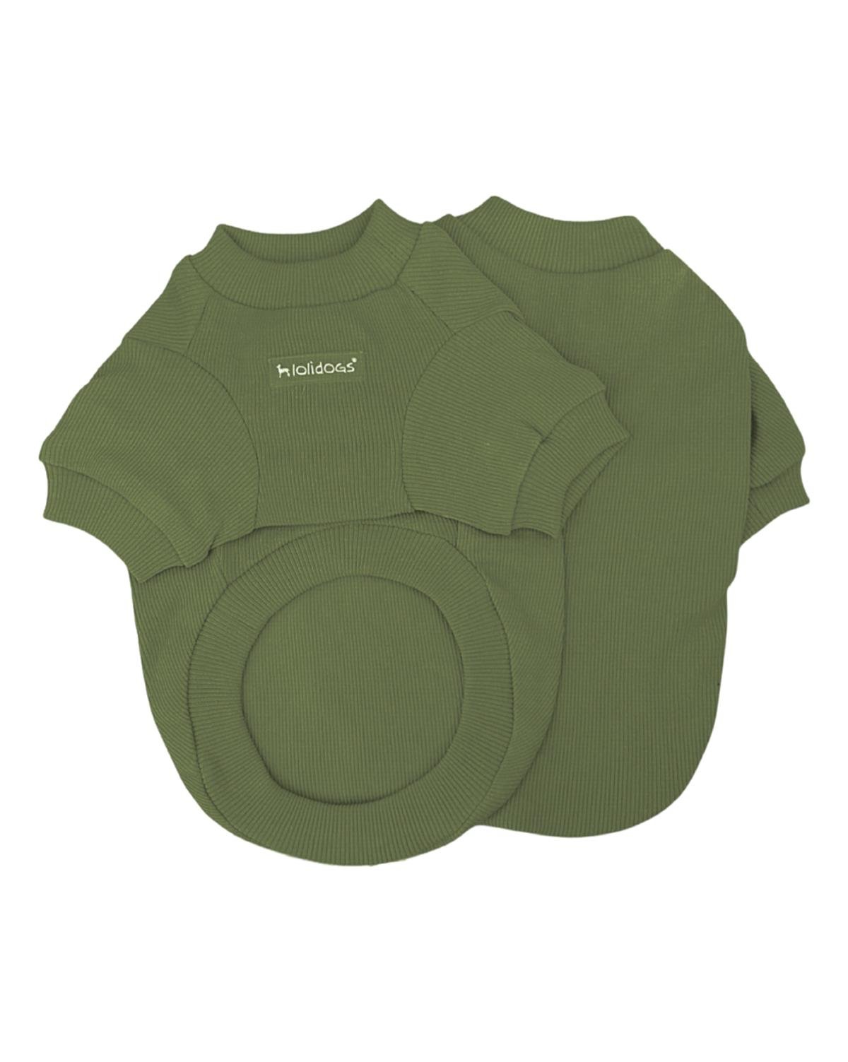 Lolidogs Basic Dog Sweatshirt Army